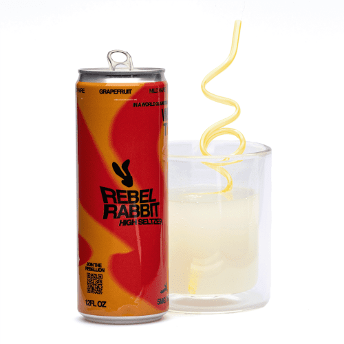 Rebel Rabbit Mild Hare Delta 9 Seltzer 4 Pack - Grapefruit (20 mg Total Delta 9 THC) - Combo