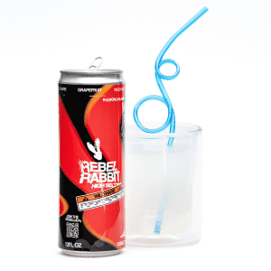 Rebel Rabbit Wild Hare Delta 9 Seltzer 4 Pack - Grapefruit (40 mg Total Delta 9 THC) - Combo