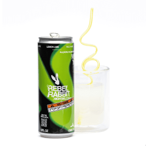 Rebel Rabbit Wild Hare Delta 9 Seltzer 4 Pack - Lemon Lime (40 mg Total Delta 9 THC) - Combo