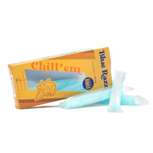 Snapdragon Delta 9 Chill 'em Infused Popsicles - Blue Razz (100 mg Total Delta 9 THC) - combo