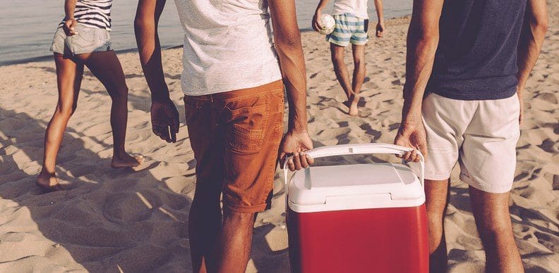 Delta 9 edibles in a cooler