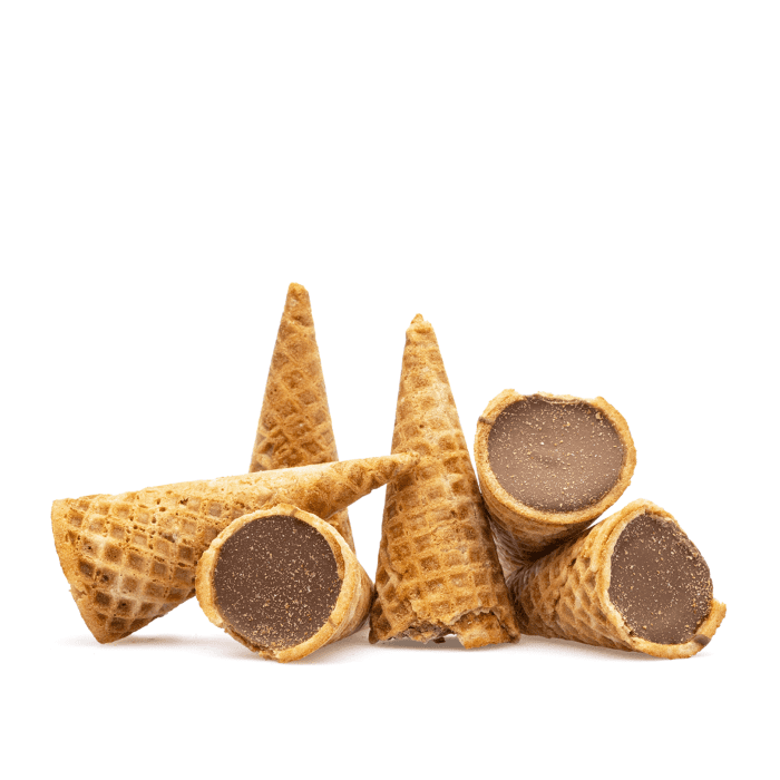 Baked Bags Delta 8 THC Coned - Milk Chocolate (600 mg Total Delta 8 THC) - Pile