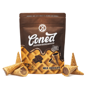 Baked Bags Delta 9 THC Coned - Milk Chocolate (150 mg Total Delta 9 THC) - Combo