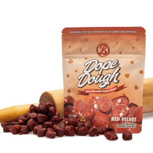 Baked Bags Delta 9 THC Dope Dough - Red Velvet (200 mg Total Delta 9 THC) - Combo
