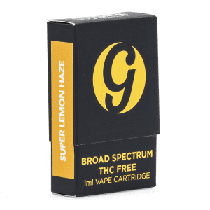 Gold Standard CBD Vape Cartridge - Super Lemon Haze (450 mg) - Box Front