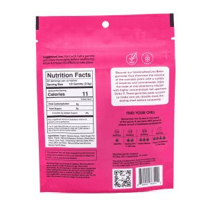 Haygood Delta 9 Live Resin Gummies - Elderberry (200 mg Total Delta 9 THC) - bag back