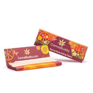 CannaBuddy Natural Hemp Rolling Papers 1 1/4" (32 count) - Pack