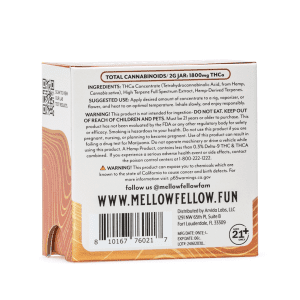 Mellow Fellow THCa Budder - Peach Oblivion X Soul Cleanser (2 Gram) - Box Back