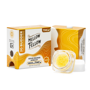 Mellow Fellow THCa Budder - Sour Orange Apricot (2 Gram) - Combo
