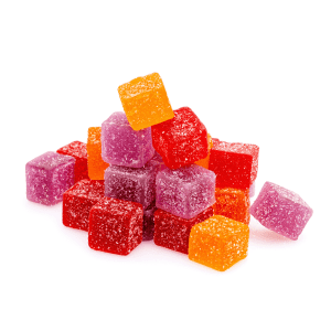 Mellow Fellow Wellness Gummies - Burn Blend - Tropic Medley (300 mg Total Cannabinoids) - Pile