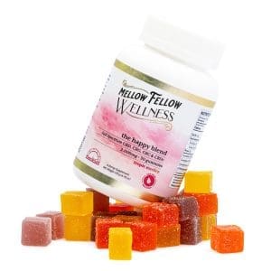 Mellow Fellow Wellness Gummies - Happy Blend - Tropic Medley (2000 mg Total Cannabinoids) - combo