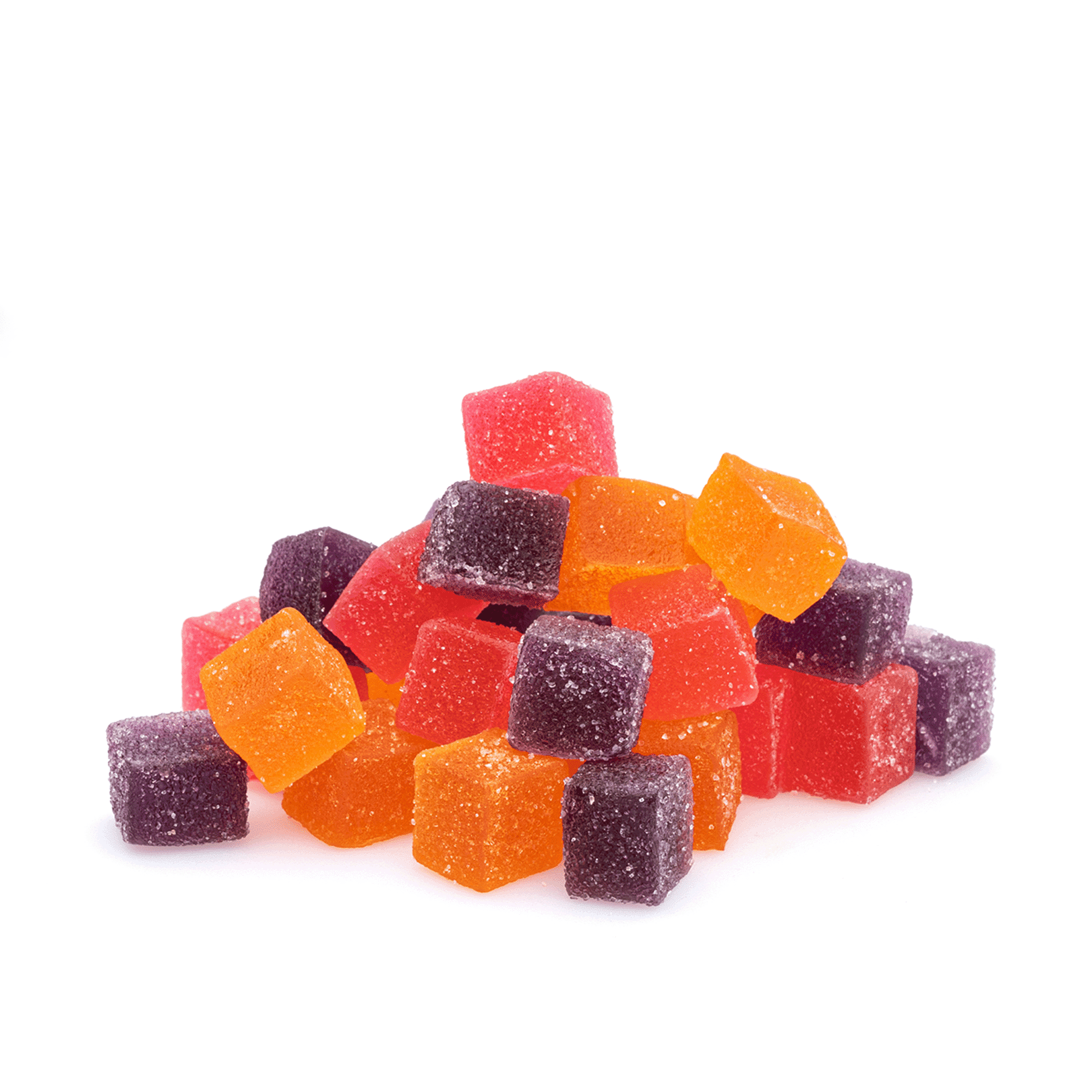 Mellow Fellow Wellness Gummies - Focus Blend - Tropic Medley (600 mg Total Cannabinoids) - Pile