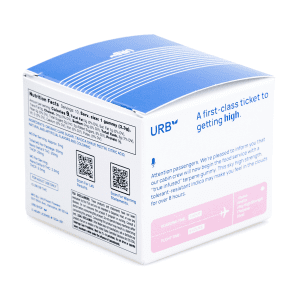 Urb THCP / Delta 9 Mile High Skybites - Guava Smoothie (25 mg THCP + 25 mg Delta 9 THC Total) - Box Back