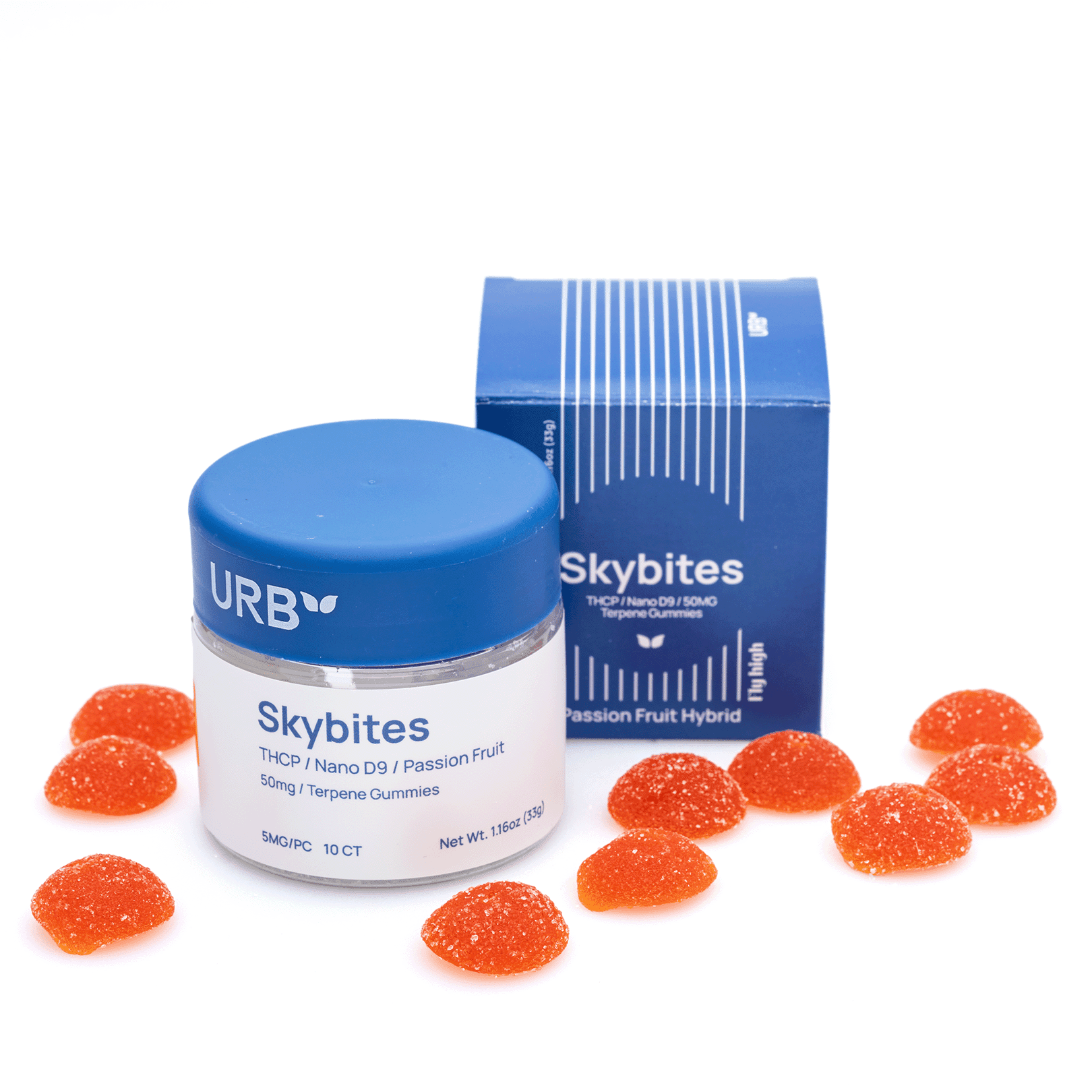 Urb THCP / Delta 9 Mile High Skybites - Passion Fruit (25 mg THCP + 25 mg Delta 9 THC Total) - Combo