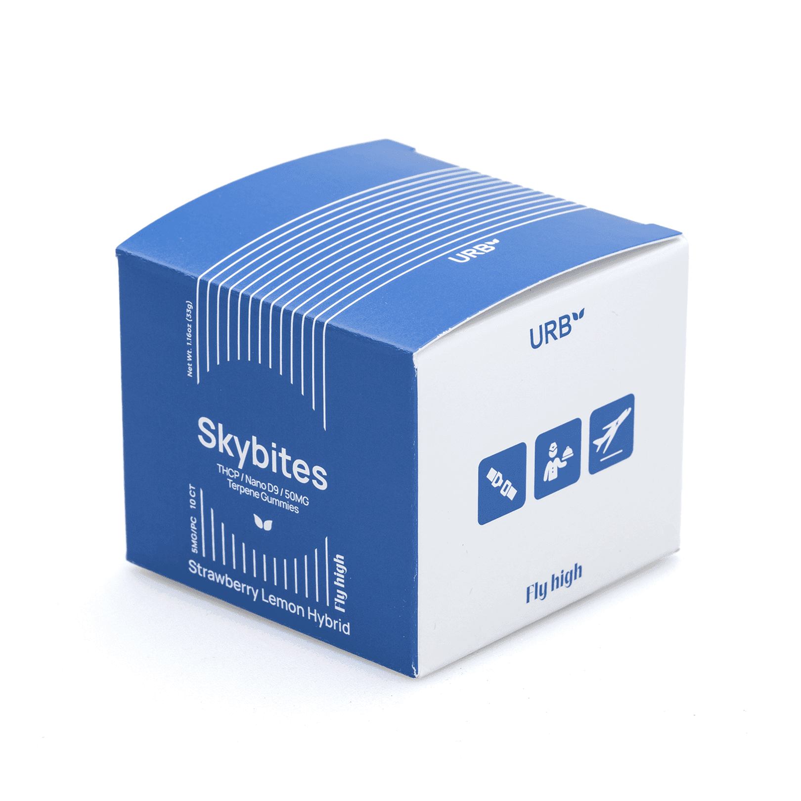 Urb THCP and Delta 9 Mile High Skybites - Strawberry Lemon (25 mg THCP + 25 mg Delta 9 THC Total) - Box Front