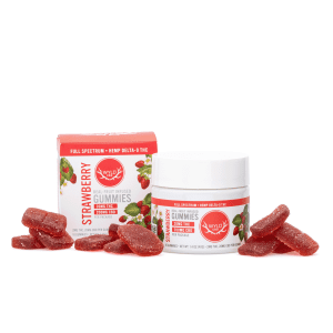 Wyld Delta 9 CBD Low Dose Calm Gummies - Strawberry - 10 Count (20 mg Delta 9 THC + 200 mg CBD Total) - Combo