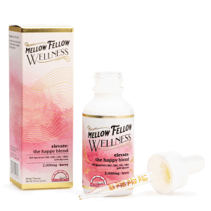 Mellow Fellow Wellness Tincture - Happy Blend - Berry (2000 mg Total Cannabinoids) - Combo