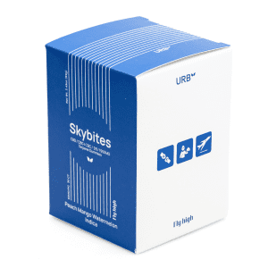 Urb Boarding Skybites - Peach Mango Watermelon (1950 mg Total Cannabinoids) - Box Front