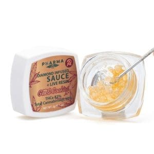 PharmaTHC THCa Diamond Sauce - GMO Cookies (2 grams) - Combo