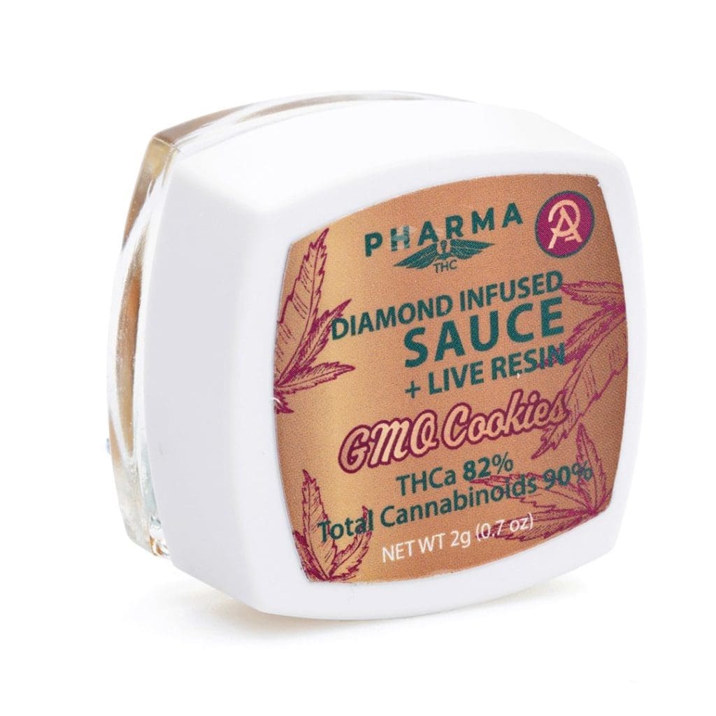 PharmaTHC THCa Diamond Sauce - GMO Cookies (2 grams) - Jar Front