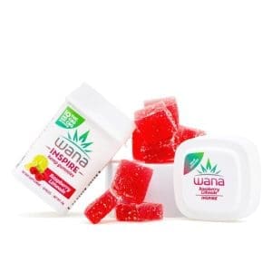 Wana Inspire Gummies - Raspberry Limeade (300 mg Total Cannabinoids) - Combo