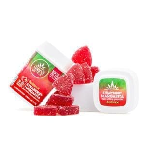 Wana Quick Balance Gummies - Strawberry Margarita (300 mg Total Cannabinoids) - Combo