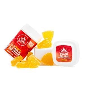 Wana Quick Inspire Gummies - Peach Bellini (300 mg Total Cannabinoids) - Combo
