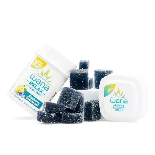 Wana Relax Gummies - Blueberry Lemonade (300 mg Total Cannabinoids) - Combo