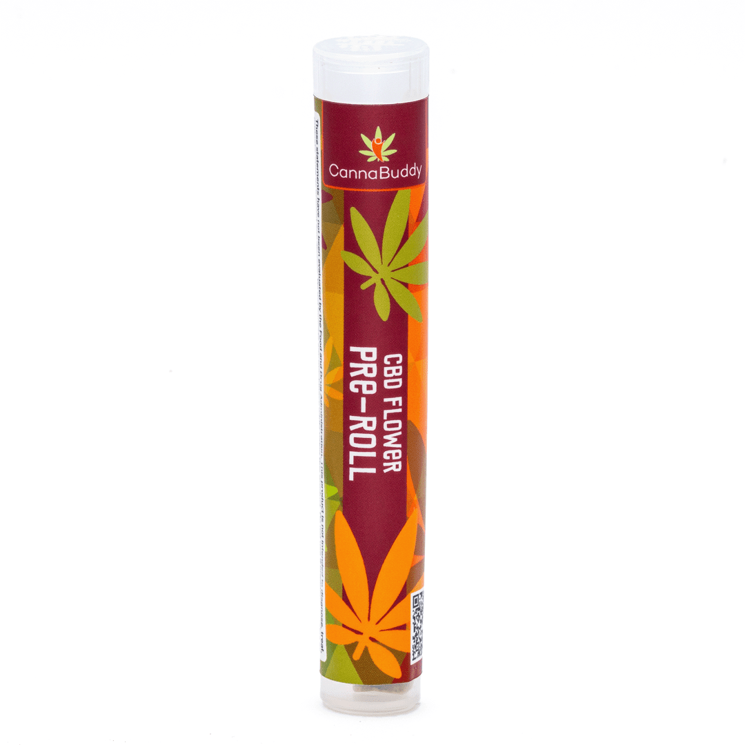 CBD Flower Pre-Roll Bubba Kush - tube front