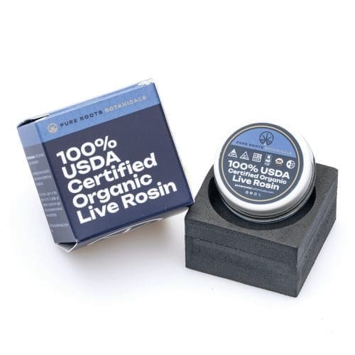 Pure Roots Botanicals THCa Live Rosin Concentrate - Blackberry Truffle (1 gram) - Combo