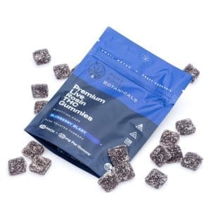Pure Roots Botanicals THC Live Rosin Gummies - Blueberry Blast (200 mg Total Delta 9 THC) - combo