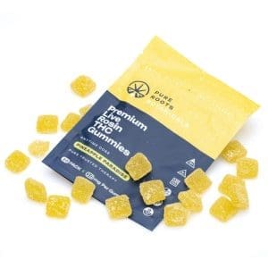 Pure Roots Botanicals THC Live Rosin Gummies - Pineapple Paradise (200 mg Total Delta 9 THC) - combo