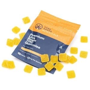 Pure Roots Botanicals THC Live Rosin Gummies - Tangerine Dream (200 mg Total Delta 9 THC) - combo