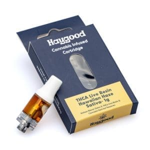 Haygood Artisan THCa Live Resin Cartridge - Hawaiian Haze Sativa (1 gram) - combo