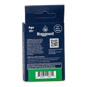 Haygood Artisan THCa Live Resin Cartridge - Lifter Sativa (1 gram) - box back