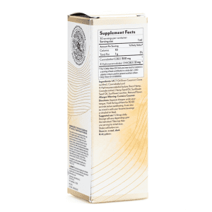 Mellow Fellow Wellness Tincture - Relief Blend - Berry - (10000 mg Total Cannabinoids) - bottle back