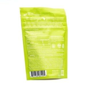 Erth Wellness THC Live Resin Gummies - Green Crack - Bag Back