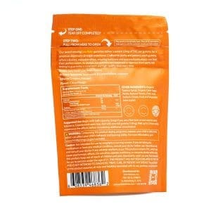 Erth Wellness THC Live Resin Gummies - Jack Herer - Bag Back