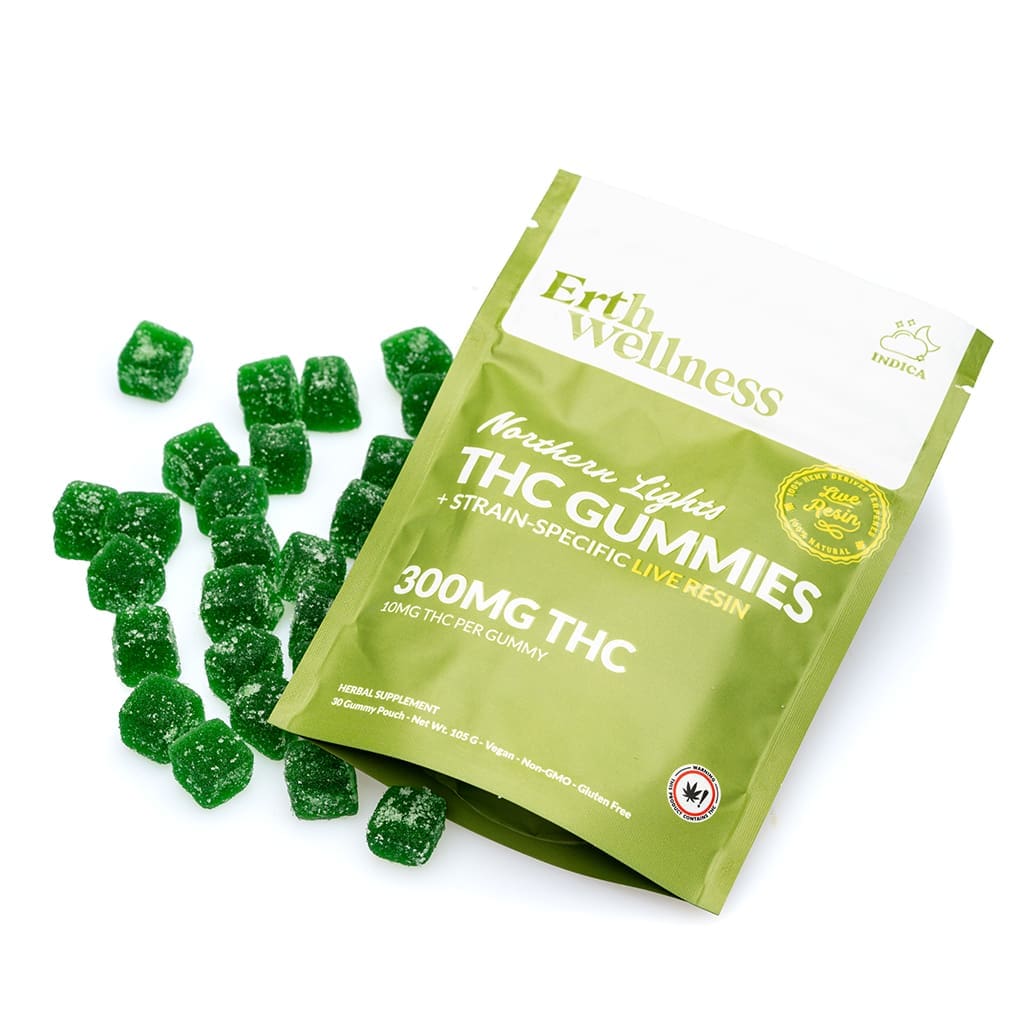 Erth Wellness THC Live Resin Gummies - Northern Lights - Combo