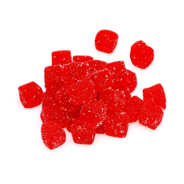 Erth Wellness THC Live Resin Gummies - Strawberry Haze - pile