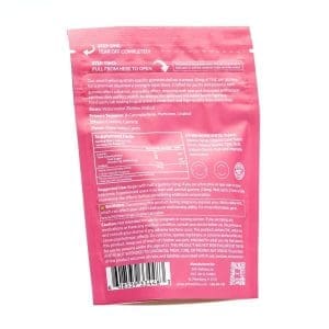 Erth Wellness THC Live Resin Gummies - Watermelon Zkittlez - Bag Back