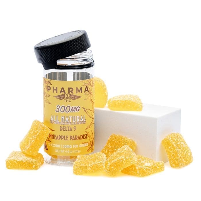 PharmaTHC Delta 9 THC All Natural Gummies - Pineapple Paradise - Combo