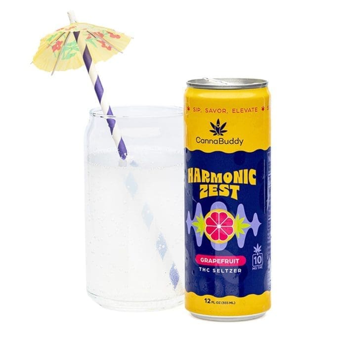 CannaBuddy Delta 9 THC Seltzer 6 Pack - Variety - Image 5