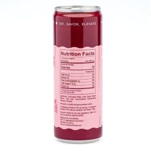 CannaBuddy Delta 9 THC Seltzer 6 Pack - Hypnotic Rush - Can Back