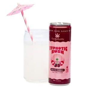 CannaBuddy Delta 9 THC Seltzer 6 Pack - Hypnotic Rush - Combo