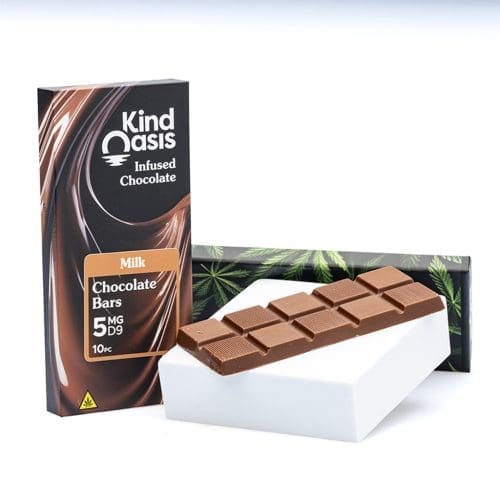 Kind Oasis Delta 9 THC Milk Chocolate Bar - Combo.jpg