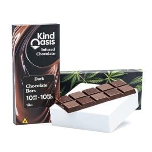 Kind Oasis Delta 9 THC and CBD Dark Chocolate Bar - Combo.jpg