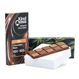 Kind Oasis Delta 9 THC and CBD Milk Chocolate Bar - Combo.jpg