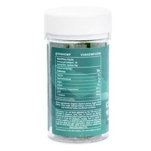 VIIA Delta 9 and CBD Cloud 9 Relief Gummies - 10 mg THC - Jar Back