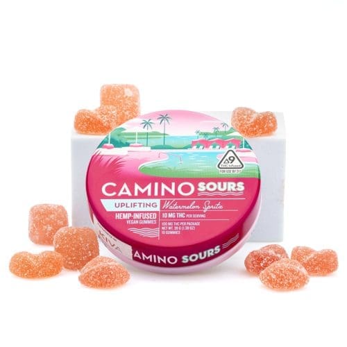 Camino Sours Delta 9 THC Uplifting Gummies - Watermelon Spritz - Combo